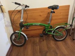 Bicicleta Plegable Verde