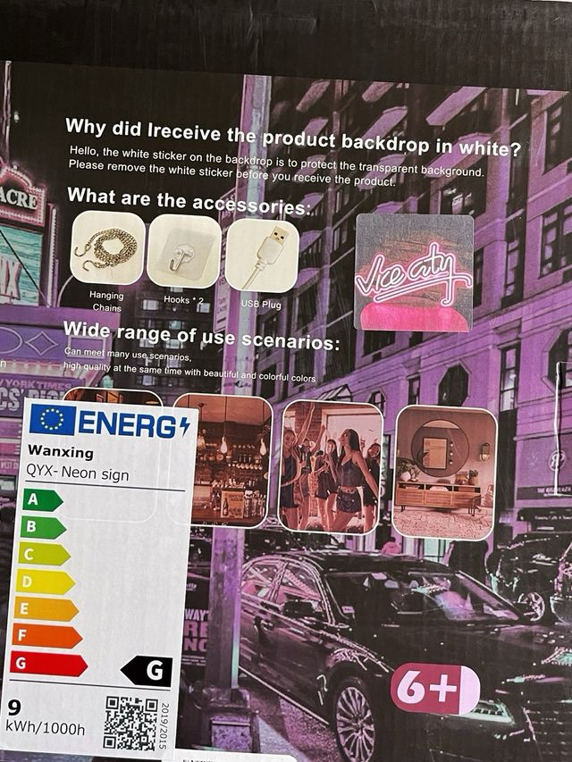 Letrero Neón Vice City