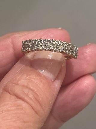 Anillo oro 18k y diamantes