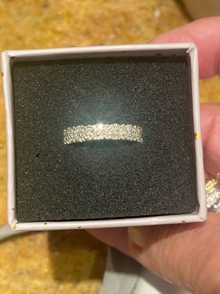 Anillo oro 18k y diamantes