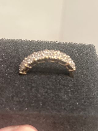 Anillo oro 18k y diamantes