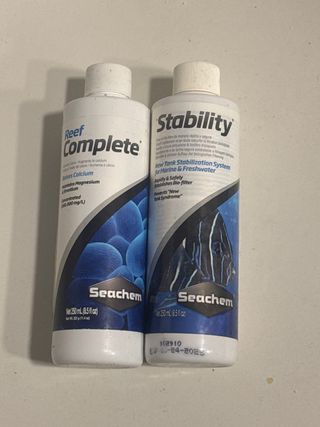 Seachem Reef Complete y Stability