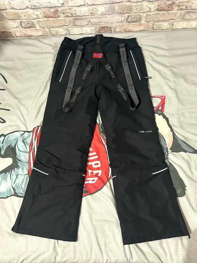 Pantalones de Nieve Niños TROLLKIDS con Tirantes