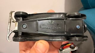 Lote 3 coches y autobús antiguos