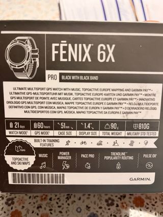 Garmin Fenix 6X Pro GPS Multisport Watch