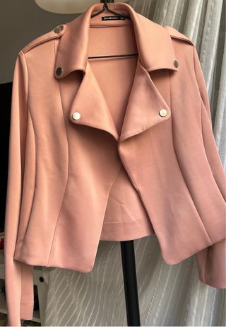 Chaqueta rosa palo