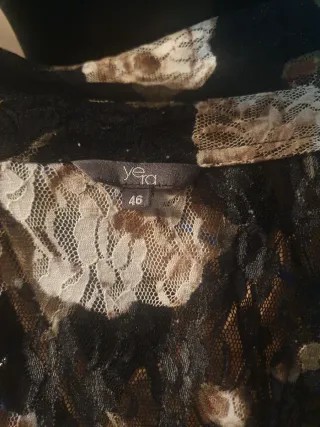 Camisa viscosa estampada flores