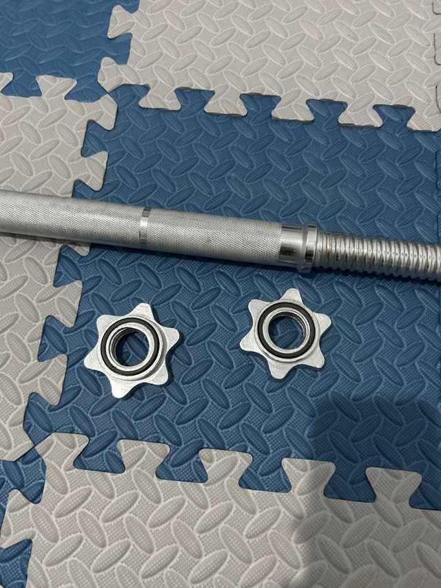 Barra de pesas desmontable