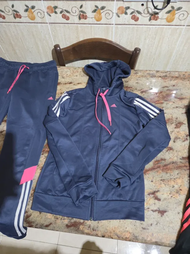 Chándal Adidas Mujer Azul y Rosa