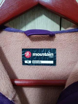 Chaqueta cortavientos Mountain Pro morada