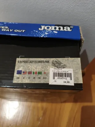 Zapatillas Joma Reprise Talla 38 Nuevas