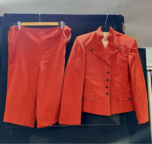 Traje Fallero Niño Naranja con Chaleco y Fajín