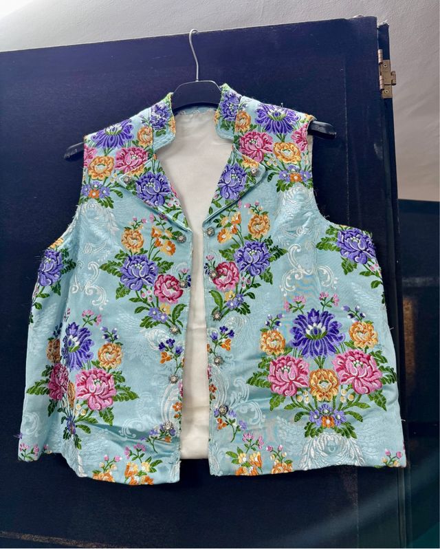 Traje Fallero Niño Naranja con Chaleco y Fajín