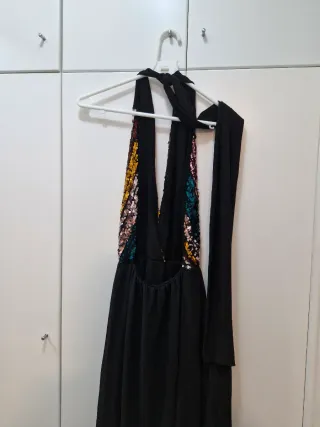 Vestido largo fiesta lentejuelas