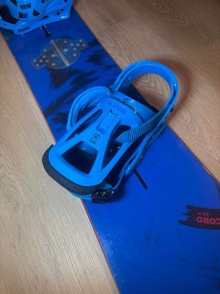 Tabla Snowboard Burton + fijaciones.  155 56w
