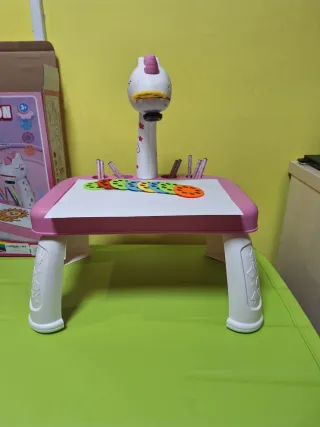 Mesa proyector dibujo unicornio infantil