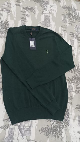 Jersey Polo Ralph Lauren Verde Talla M
