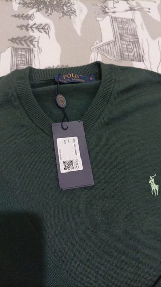 Jersey Polo Ralph Lauren Verde Talla M
