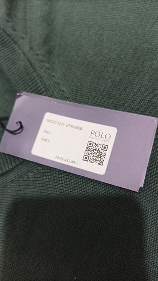 Jersey Polo Ralph Lauren Verde Talla M