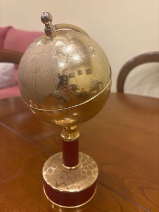 cigarrera musical en bronce Años 70