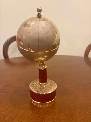 cigarrera musical en bronce Años 70