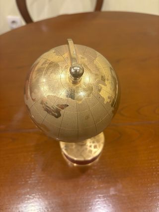 cigarrera musical en bronce Años 70