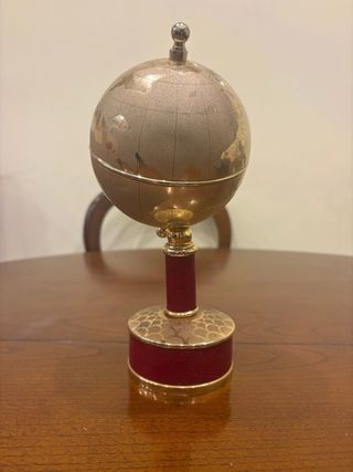 cigarrera musical en bronce Años 70