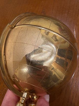 cigarrera musical en bronce Años 70