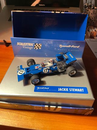 Coche Scalextric Tyrrell-Ford Jackie Stewart