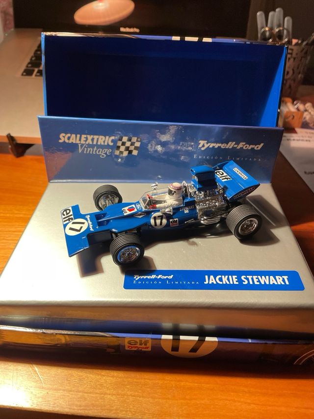 Coche Scalextric Tyrrell-Ford Jackie Stewart