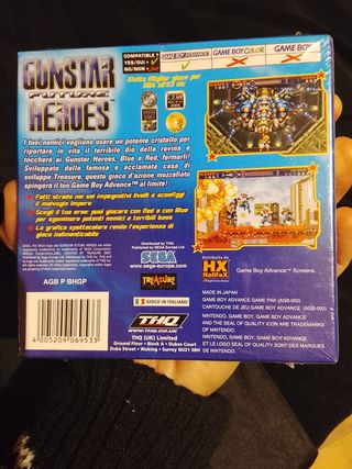 Gunstar Future Heroes Game Boy Advance gba