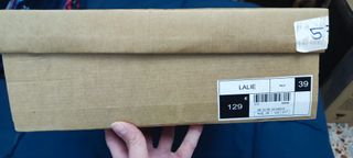 Botas André Piel T.39 Negras Nuevas