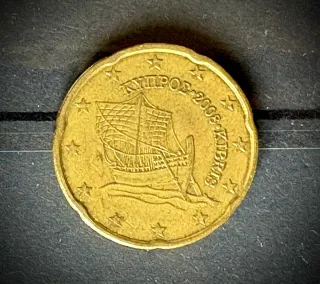 Chipre Moneda 20 Céntimos Euro 2008