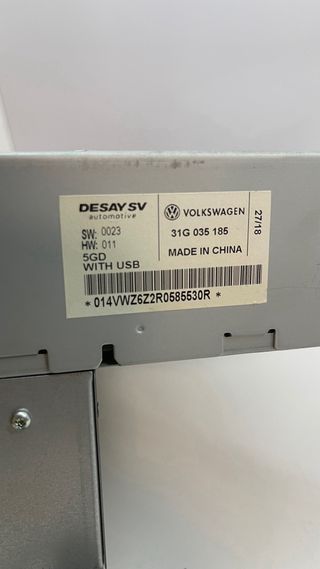 Radio RCN210 VW Golf IV