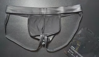 Suspensorio efecto piel negro