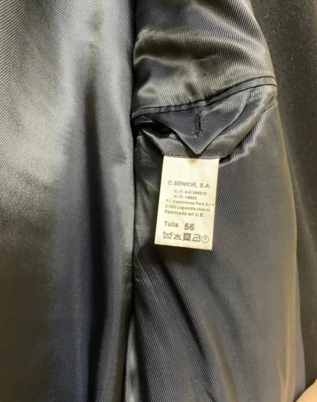 Abrigo de vestir hombre