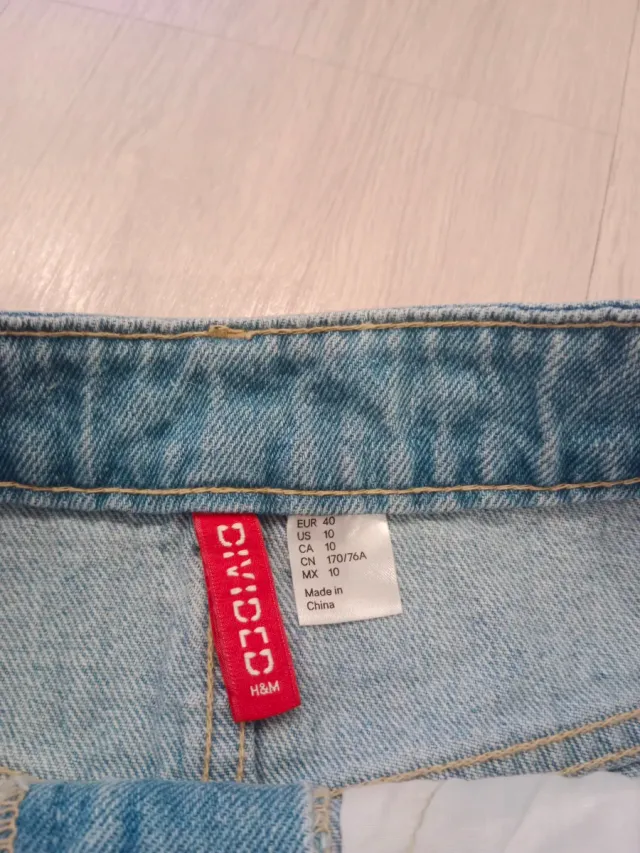 Shorts vaqueros H&M mujer talla 40
