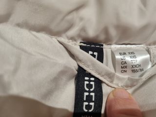 Chaqueta acolchada H&M beige corta T. XXS