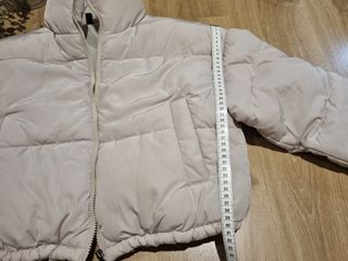 Chaqueta acolchada H&M beige corta T. XXS