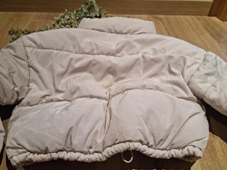 Chaqueta acolchada H&M beige corta T. XXS