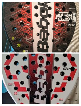 2 Palas Babolat Technical Viper Nuevas