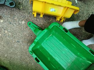 Tractor John Deere pedales pala remolque