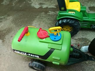 Tractor John Deere pedales pala remolque