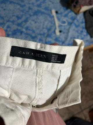 Vaqueros blancos hombre rotos