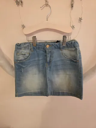 Falda vaquera corta Zara niña talla 13-14
