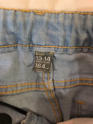Falda vaquera corta Zara niña talla 13-14
