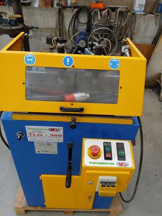 Tronzadora aluminio MG TLG-350 semi-automática