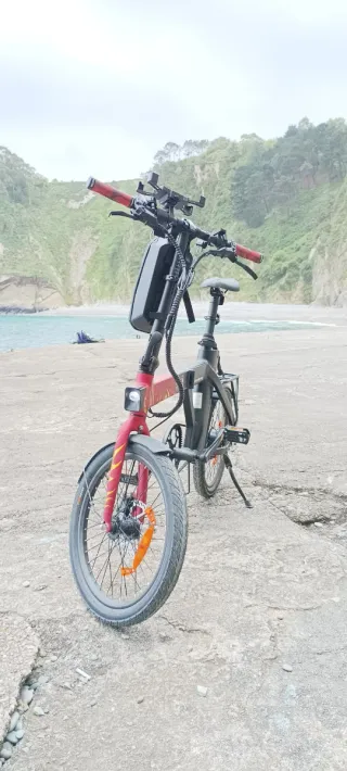 Bicicleta plegable eléctrica