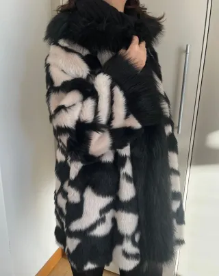 Pelliccia donna fantasia