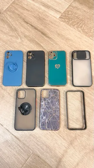Lote 7 fundas iPhone 12 Mini